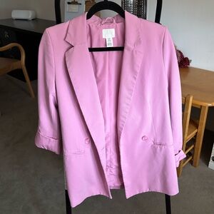 Slouchy blazer in bubblegum pink 💞